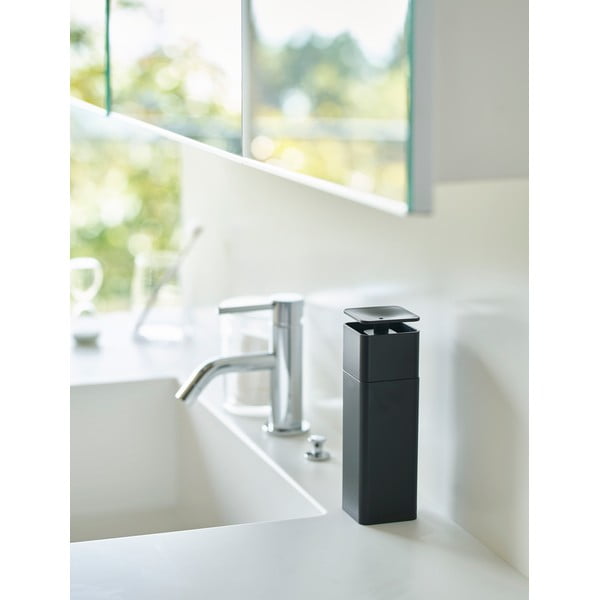 Černý dávkovač saponátu Yamazaki Tower, 250 ml-image-1