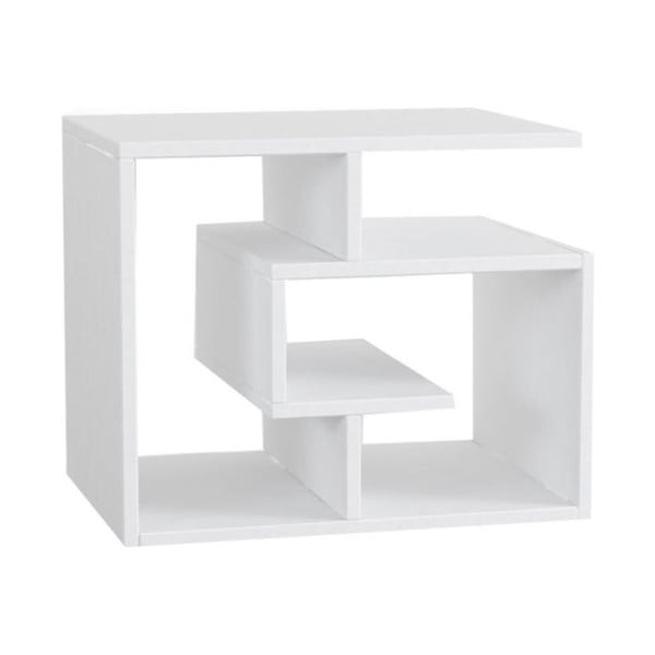 Bílý odkládací stolek k pohovce Labirent-image-2