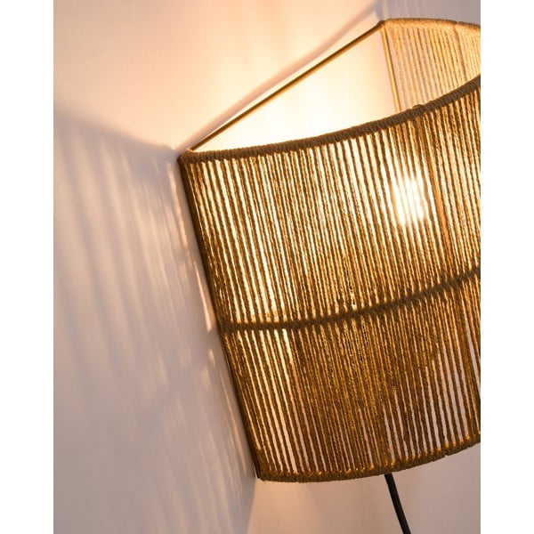 Nástěnné svítidlo v přírodní barvě Canar – Kave Home-image-1