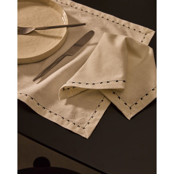 Textilní ubrousky v sadě 2 ks 35x35 cm Olim – Kave Home-image-1