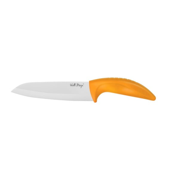 Keramický nůž Vialli Design Chef, 16 cm, oranžový