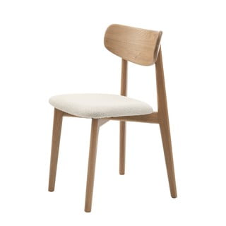 Jídelní židle v krémovo-přírodní barvě Elim – Unique Furniture
