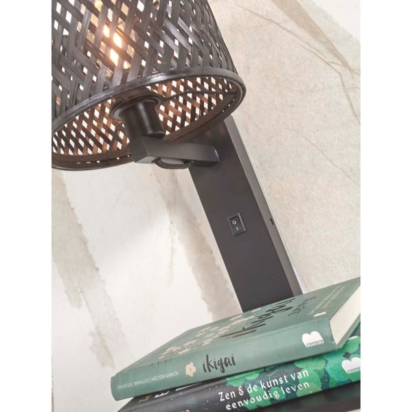 Černé nástěnné svítidlo ø 18 cm Java – Good&Mojo-image-4