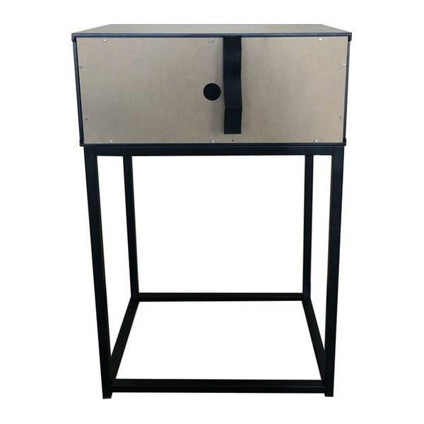 Černý noční stolek Mitra - Actona-image-3