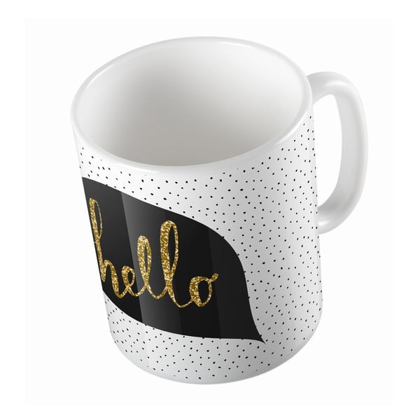 Hrnek Black Shake Hello, 330 ml