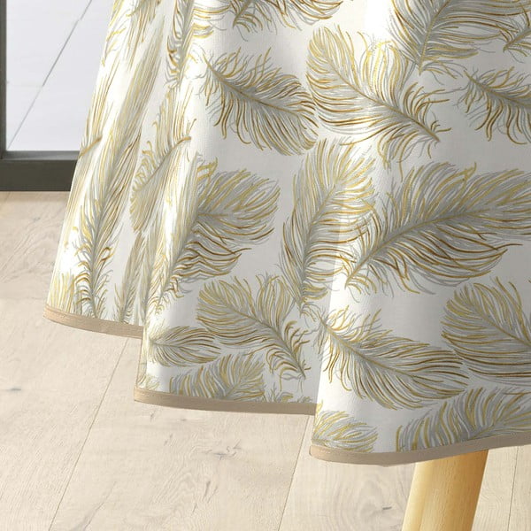 Omyvatelný ubrus ø 160 cm Plumina – douceur d'intérieur-image-3