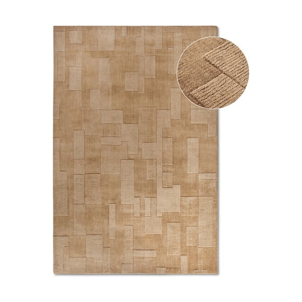 Béžový ručně tkaný vlněný koberec 80x150 cm Wilhelmine – Villeroy&Boch