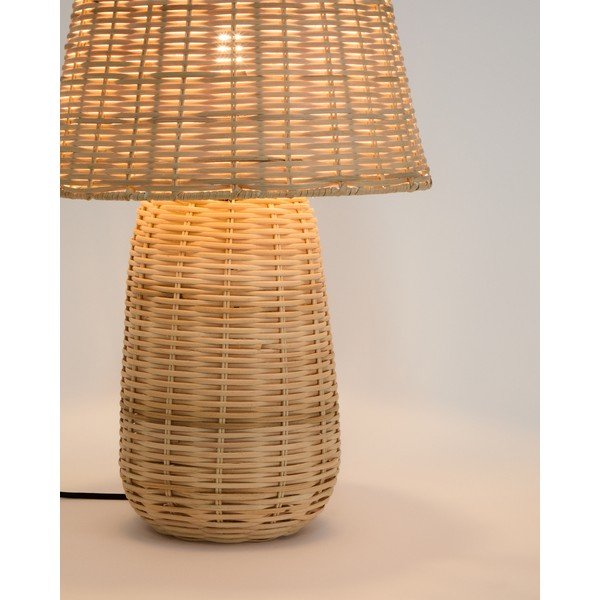 Ratanová stolní lampa v přírodní barvě (výška 65 cm) Neuda – Kave Home-image-3