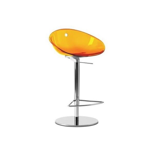 Oranžová barová židle Pedrali Gliss 970