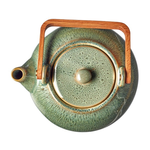 Zelená keramická konvice na čaj se sítkem 1,2 l Gastro Green – Bitz-image-4