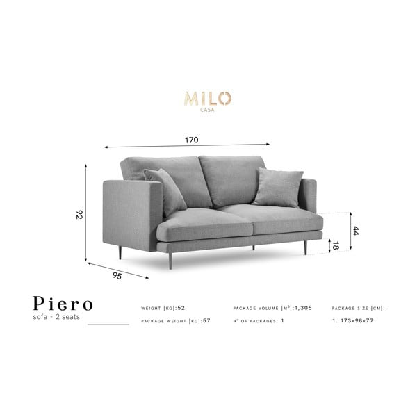 Béžová pohovka Milo Casa Piero-image-1