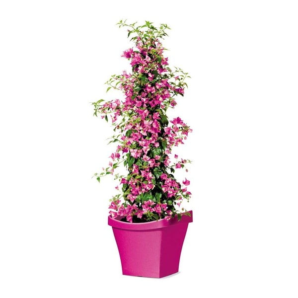 Venkovní květináč Living 50 cm, růžový