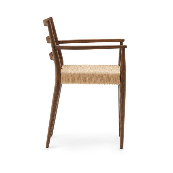 Jídelní židle z dubového dřeva v hnědo-přírodní barvě v sadě 2 ks Analy – Kave Home-image-3