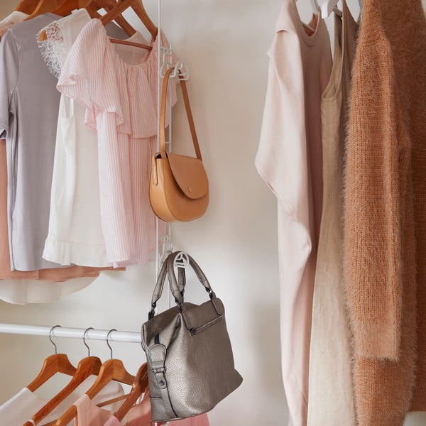 Sada 2 žebříků a rozšiřitelné tyče na oblečení Compactor Muro-image-4