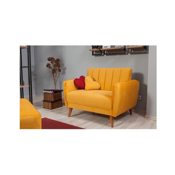 Žluté rozkládací křeslo Sifi-image-3