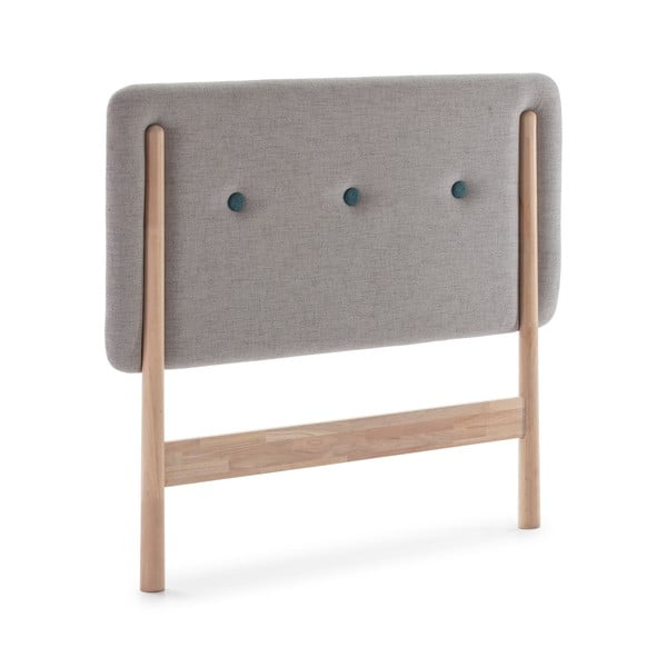 Šedé čelo postele Marckeric Annie, 120 x 109 cm-image-1