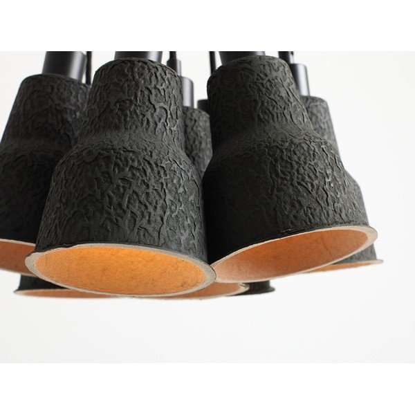 Černé závěsné svítidlo ø 32 cm Celulo – CustomForm-image-3