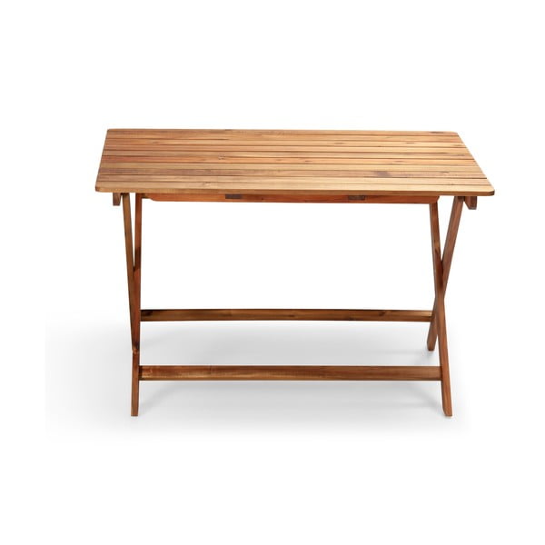 Zahradní stůl z akáciového dřeva Bonami Essentials Natur, 114 x 88 cm-image-1
