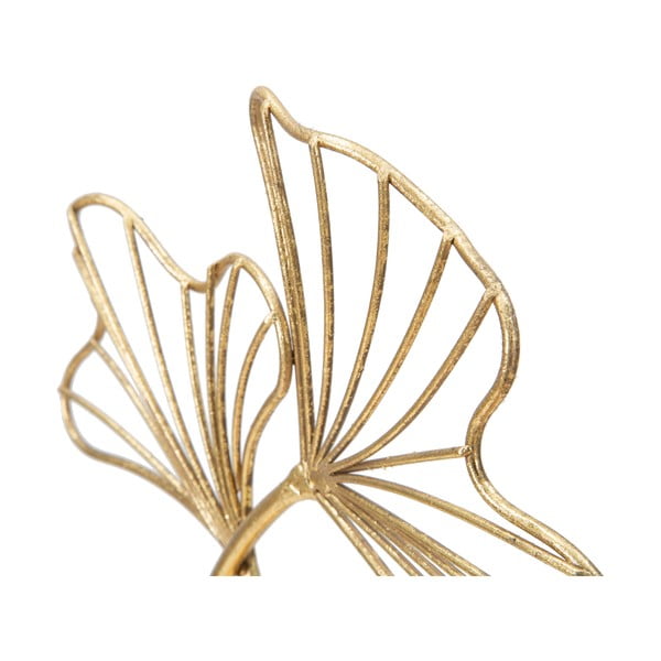 Dekorace ve zlaté barvě Mauro Ferretti Leaf Glam, výška 35 cm-image-2