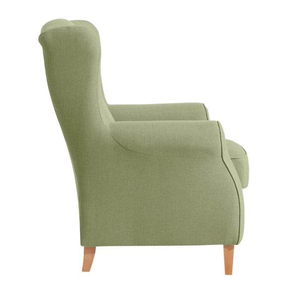 Zelené křeslo ušák Max Winzer Lorris Apple-image-1