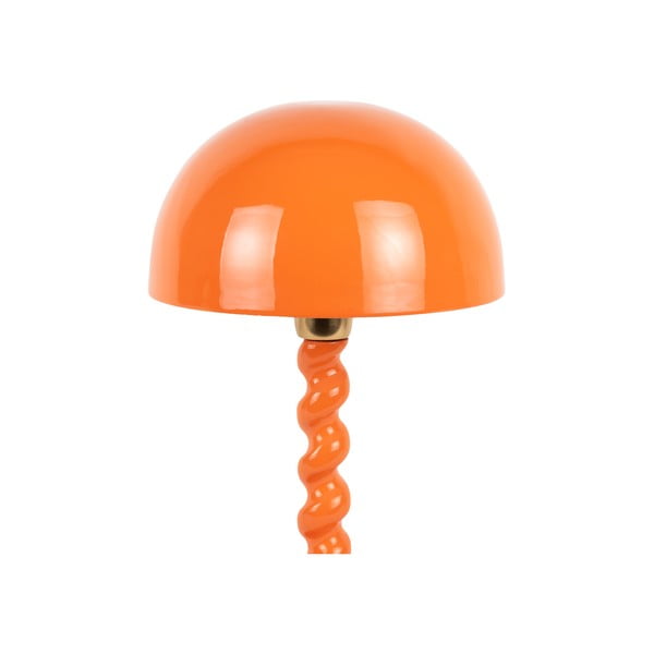 Oranžová stolní lampa s kovovým stínidlem (výška 39 cm) Prisa – Leitmotiv-image-2