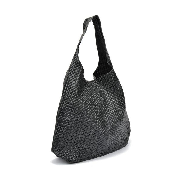 Černá kožená kabelka Mangotti Bags Serena-image-2