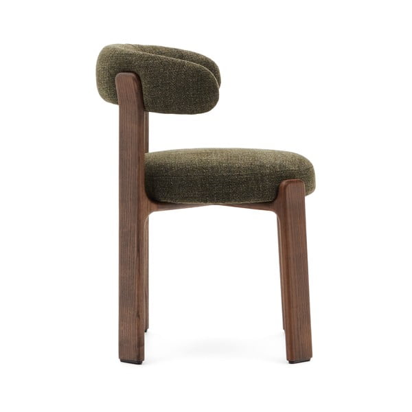 Khaki/hnědá jídelní židle z jasanového dřeva Granite – Kave Home-image-4