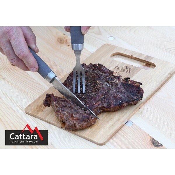 Ocelový steakový příbor Cattara Shark-image-1