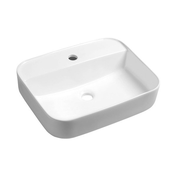 Bílé keramické umyvadlo 50x40 cm Garda – Sapho