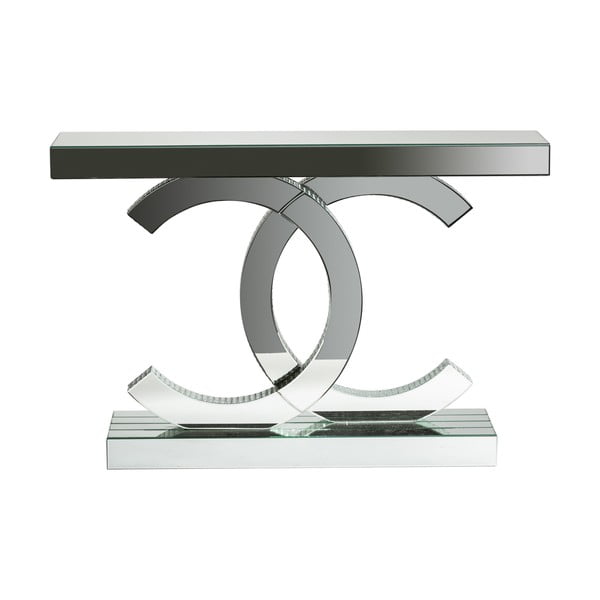 Konzolový stolek ve stříbrné barvě 35x120 cm Chanel – Burkina