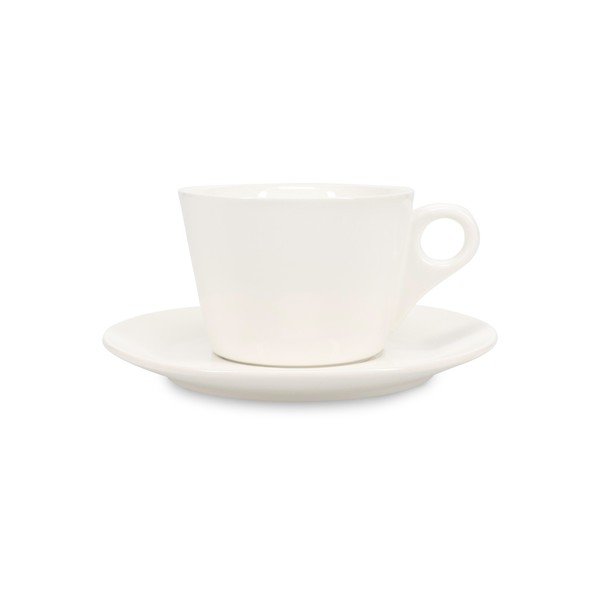 Bílý porcelánový šálek na latte 280 ml Barista – BonBistro-image-1