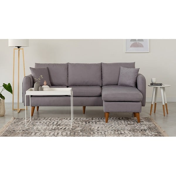 Světle šedá pohovka 215 cm Sofia – Balcab Home-image-4