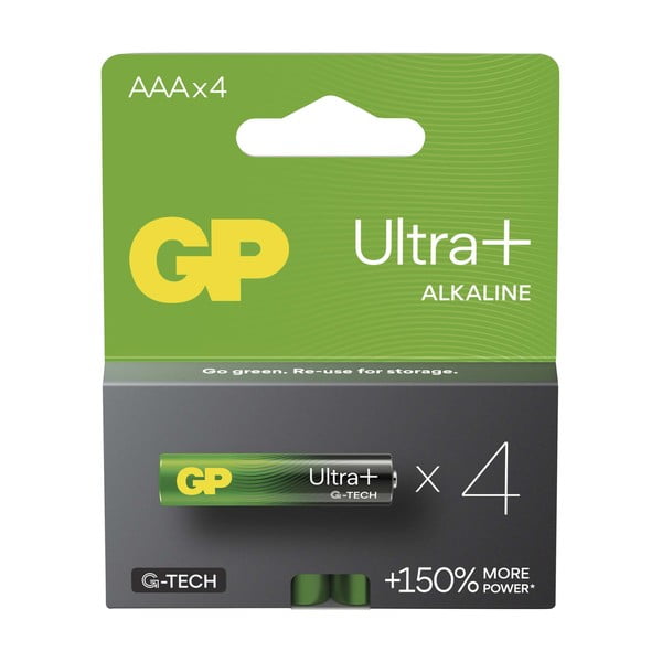 Alkalické baterie AAA 4 ks Ultra Plus – EMOS