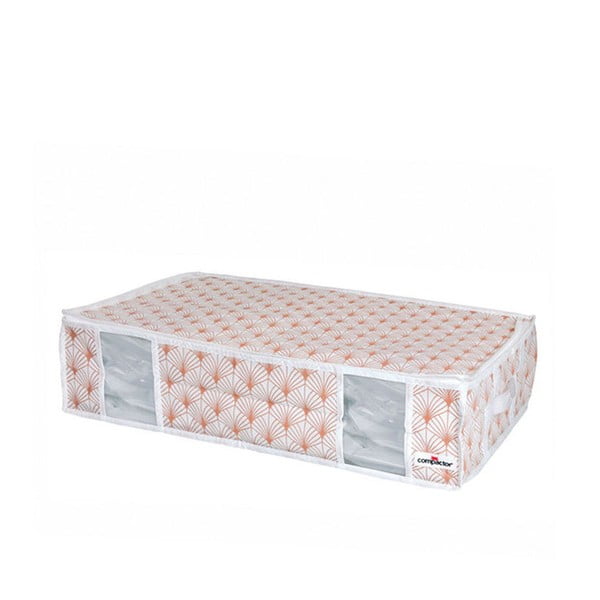 Růžový vakuový úložný box na oblečení pod postel Compactor Signature Blush 3D Vacuum Bag, 145 l