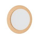Kovové LED nástěnné svítidlo v přírodní barvě ø 40 cm Novae – Kave Home