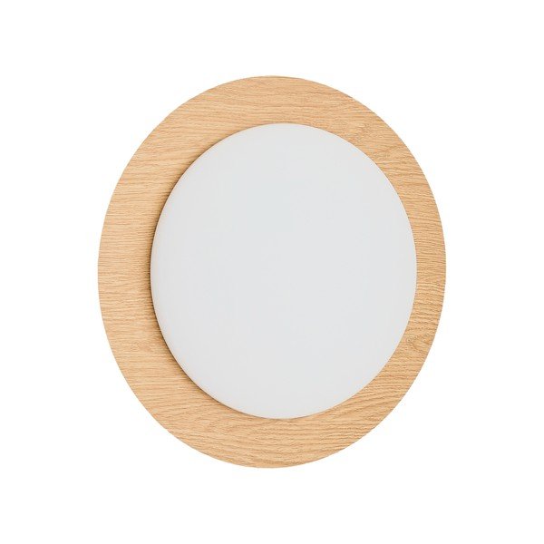 Kovové LED nástěnné svítidlo v přírodní barvě ø 40 cm Novae – Kave Home