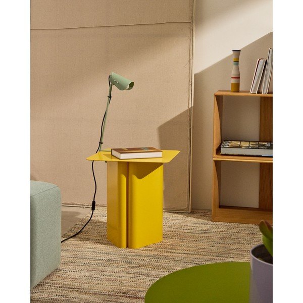 Zelená kovová stolní lampa s klipem (výška 51 cm) Jula – Kave Home-image-2