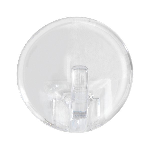 Sada 3 průhledných samodržících háčků Wenko Round-image-2