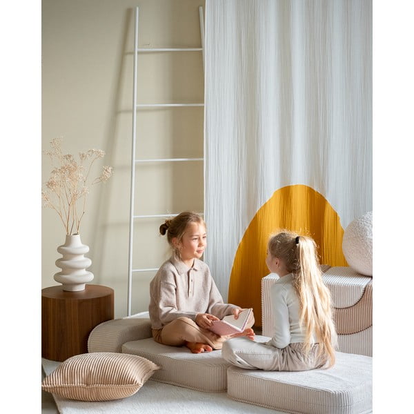 Krémové manšestrové dětské křesílko Flip – Wigiwama-image-1