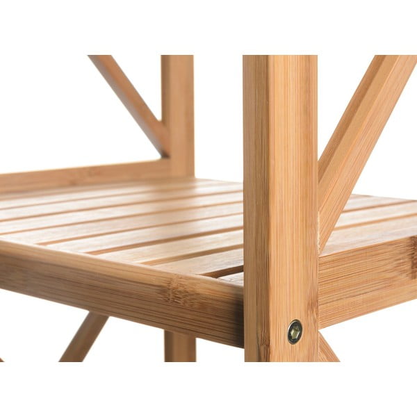 Bambusový koupelnový regál v přírodní barvě 36,5x153 cm – Casa Selección-image-1