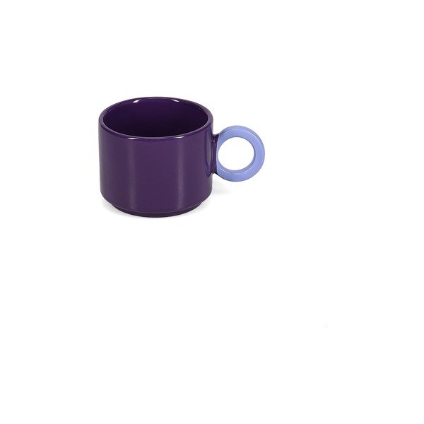Tmavě fialový kameninový hrnek 280 ml Lou – ONA-image-3