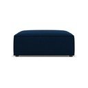 Tmavě modrá sametová podnožka Jodie – Micadoni Home