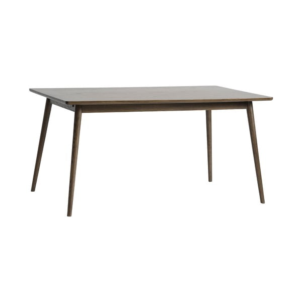 Hnědý rozkládací jídelní stůl s deskou v dubovém dekoru 150x90 cm Barrali – Unique Furniture-image-2