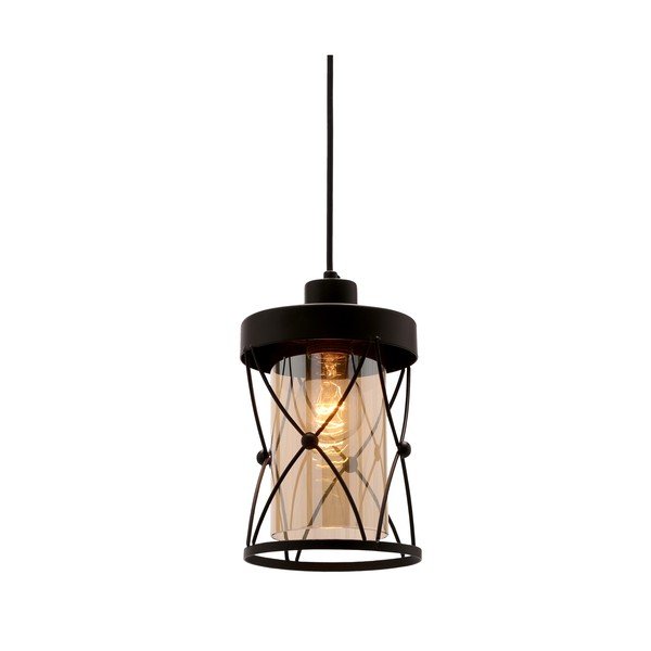 Černé závěsné svítidlo ø 15 cm Agar – Candellux Lighting-image-1