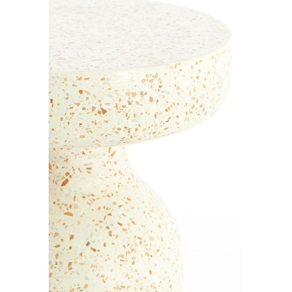 Terrazzo kulatý odkládací stolek ø 32 cm Moravit – Light & Living-image-3