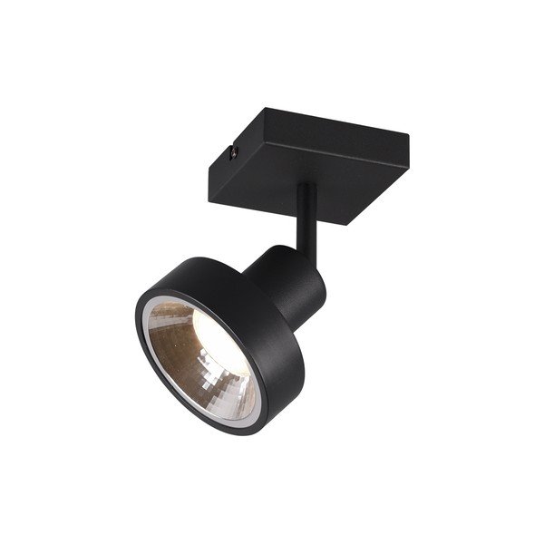 Černé bodové svítidlo ø 11 cm Leon – Trio-image-1