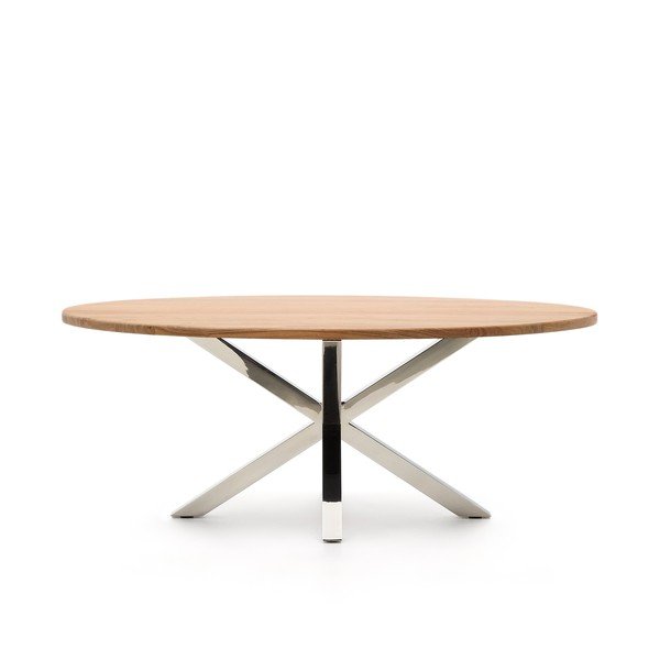 Jídelní stůl s deskou z akácie 100x200 cm Argo – Kave Home-image-2