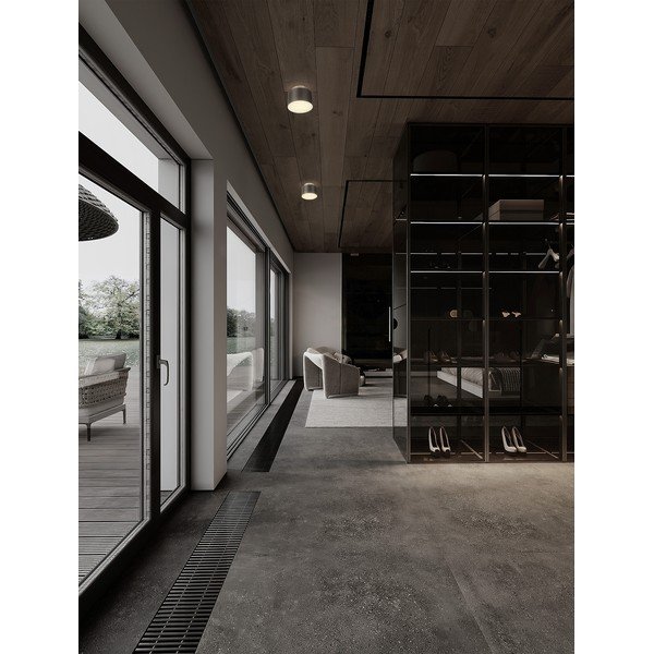 Šedé hliníkové LED stropní svítidlo Ozen – Nova Luce-image-1