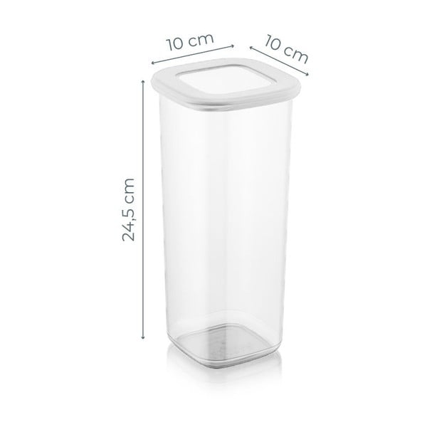 Plastové dózy v sadě 12 ks na potraviny Fresco – Hermia-image-2