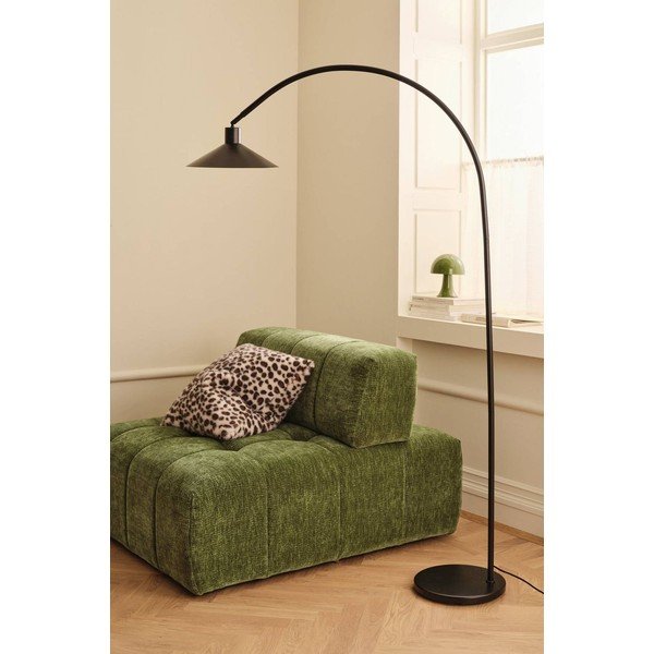 Černá kovová stojací lampa s ohybatelnou konstrukcí (výška 169 cm) Louisiana – Ellos Home-image-1